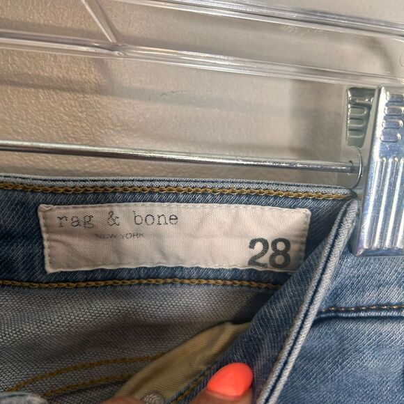 Rag & Bone Dre Low Rise Ankle Slim Boyfriend Jeans - Picture 6 of 7